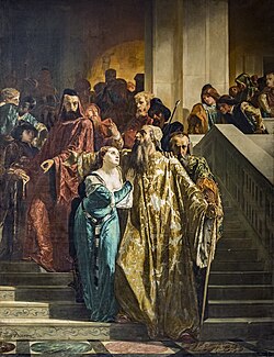The Abdication of Doge Foscari by Louis Duveau