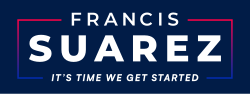The Suarez for President campaign logo