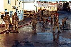 Argentine POWs after the surrender in 1982