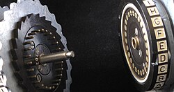 Enigma rotors and spindle