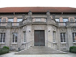 Entrance to the Historical Reading Hall of the University Library of Tübingen