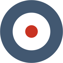 The regulation RFC roundel national insignia in use in late 1915
