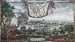 Siege of Brześć by E. Dahlbergh, 1657