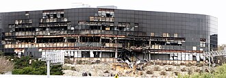 Damage to building after 2010 Austin suicide attack