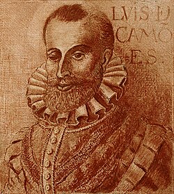 Luís de Camões, and his seminal work Os Lusíadas, are considered the greatest poet of the Portuguese language and the pinnacle of Portuguese literature, respectively.
