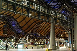 Situated on the City Loop, Southern Cross station is Victoria's main hub for regional and interstate trains.