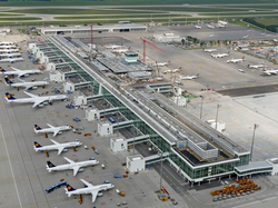 Terminal 2 Satellite under construction, February 2016