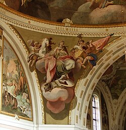 A spandrel from the Holy Trinity Church in Fulnek, Czech Republic