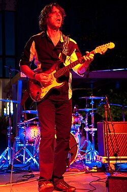 Jurica Pađen, the guitarist of Azra, one of the most popular groups across Yugoslavia