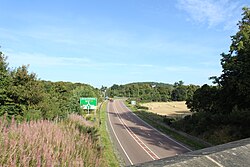Fochabers bypass leading to Mosstodloch.