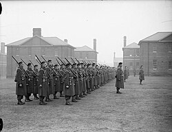 Toronto Scottish Regiment soldiers deployed to the UK months after the outbreak of World War II, 1939