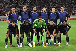 Al Ahly starting lineup in 2011