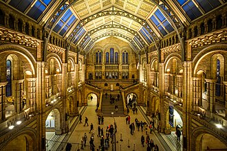 The central hall of the museum