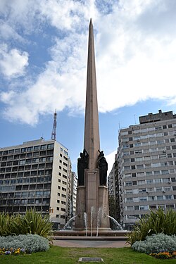 Obelisk of Montevideo in the Parque Batlle.