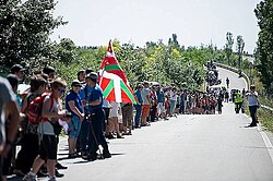 2014 human chain for Basque Country's right to decide