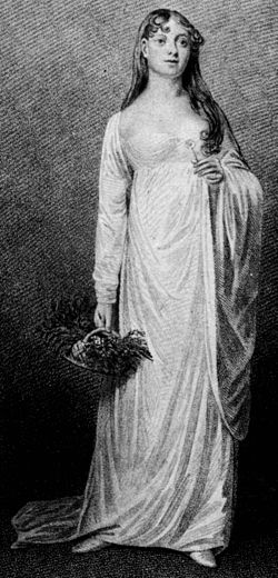 Mary Catherine Bolton (later Lady Thurlow) (1790–1830) as Ophelia in 1813, opposite John Philip Kemble's Hamlet