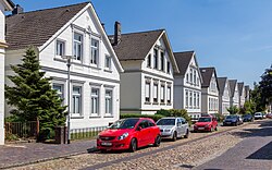 "Hundehütten" (dog houses) typical architecture in Oldenburg