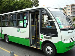Bus of Metropolitan Transport Valparaíso in 2007