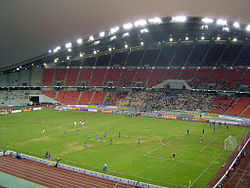 Rajamangala Stadium was built for the 1998 Asian Games and Thailand national football team home stadium.