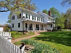 The c. 1790 Schenck Farmstead - the West Windsor History Museum.