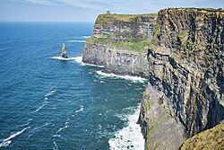 The Cliffs of Moher on the Atlantic coast