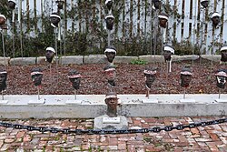 A memorial to the 1811 German Coast uprising, located at the Whitney Plantation Historic District.