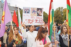 Kurdish demonstration against ISIS in Norway, 12 May 2016