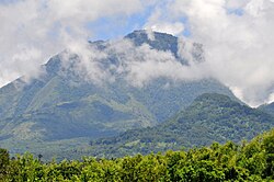 Mount Talinis, located southwest of Valencia, is the second highest volcanic mountain in Negros