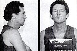 Mugshot in 1976