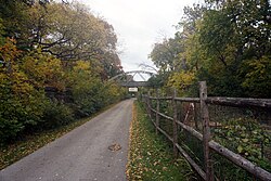 The Oak Leaf Trail, pictured on the East Side, connects parks in the Milwaukee County Park System.