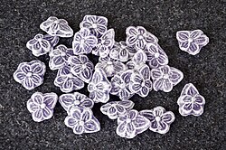 Violet-flavored candy