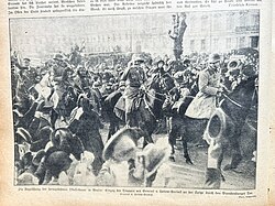 Triumphant return to Berlin of General Paul von Lettow-Vorbeck - the Lion of Africa 1919