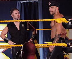 Breezango at an NXT event in 2019