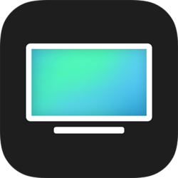 The TV app icon used in iOS and tvOS from December 2016 to March 2019