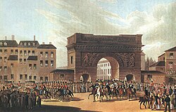 Russian army enters Paris, 31 March 1814
