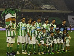 Betis' green-and-white vertically striped shirts are based on those worn by Celtic when an early player was studying in Scotland.