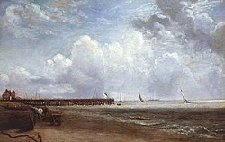 Yarmouth Jetty by John Constable, 1822