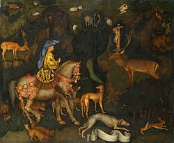 The Vision of Saint Eustace, c. 1438–1442.