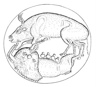 Present-day impression of a Late Bronze Age seal