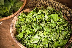 Liponda greens to be cooked and accompany ugali in east Africa