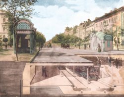Millennium Underground (1894–1896), the second oldest metro in the world (after the London Underground)