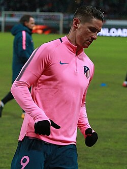 Fernando Torres, who began his career at Atlético, achieved notable success with the Spain national team.