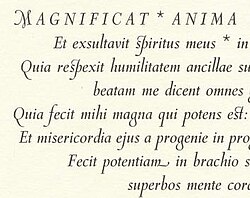 Jan van Krimpen's Cancelleresca Bastarda, a 20-century revival of the chancery italic style