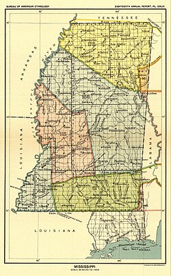 Indian Land Cessions (1898) – Mississippi
