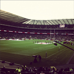Twickenham before a match in November 2012