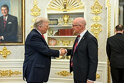 First Minister Swinney meets with U.S. President Donald Trump, September 2025