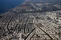 Aerial view of Tel Aviv