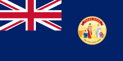 The "updated" Newfoundland Blue Ensign, government ensign from 1904 to 1965