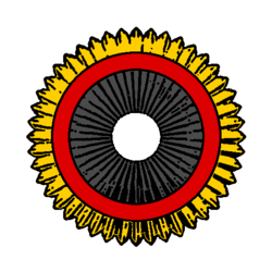 Cockade of Waldeck, worn on a Pickelhaube
