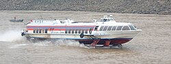 High-speed planing and hydrofoil riverboats